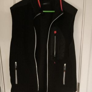 Men's Black Softshell Zegna  Vest